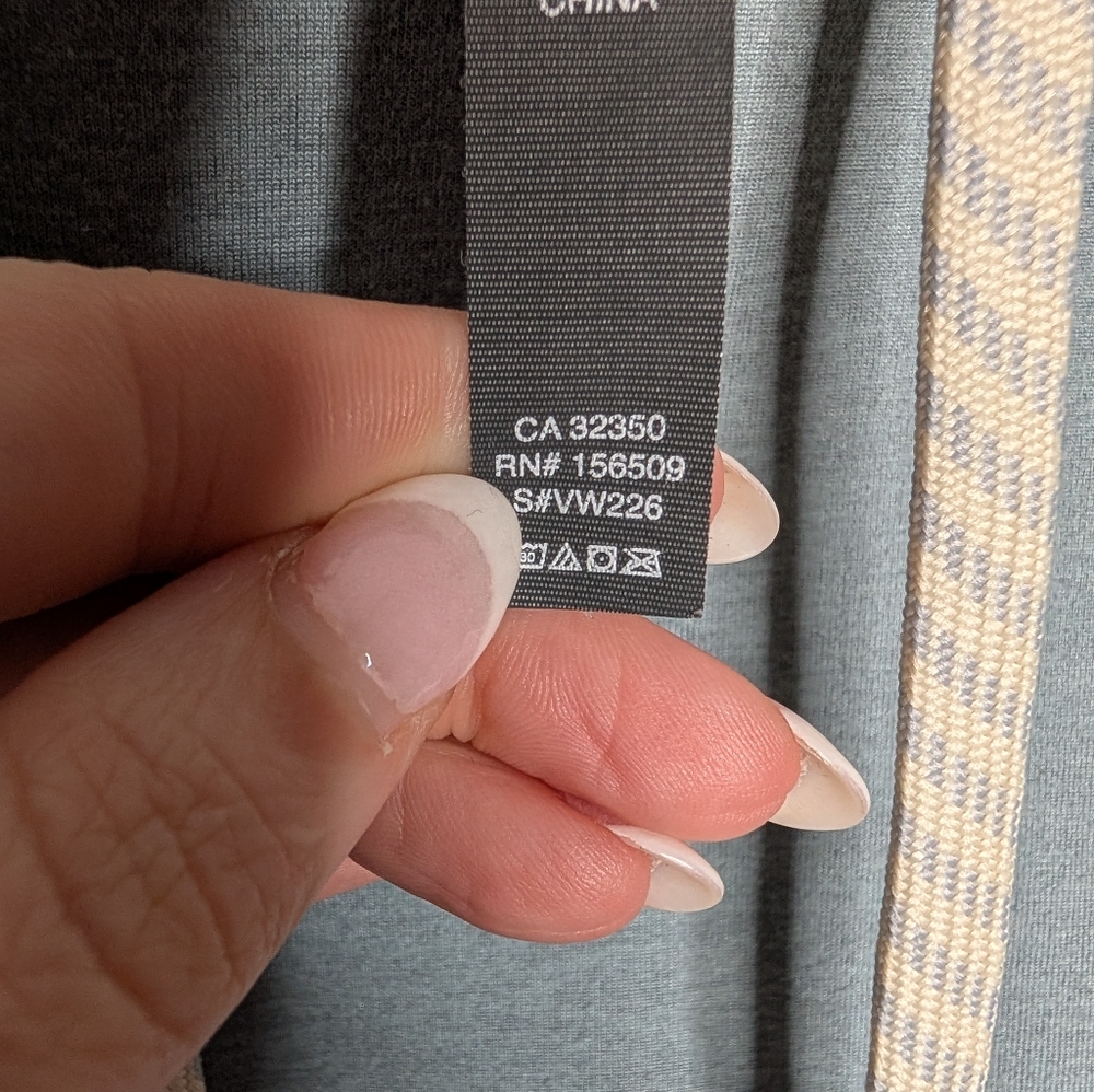 Vuori Halo Essential Blue Gray Hoodie Sweatshirt XS - Picture 5 of 6